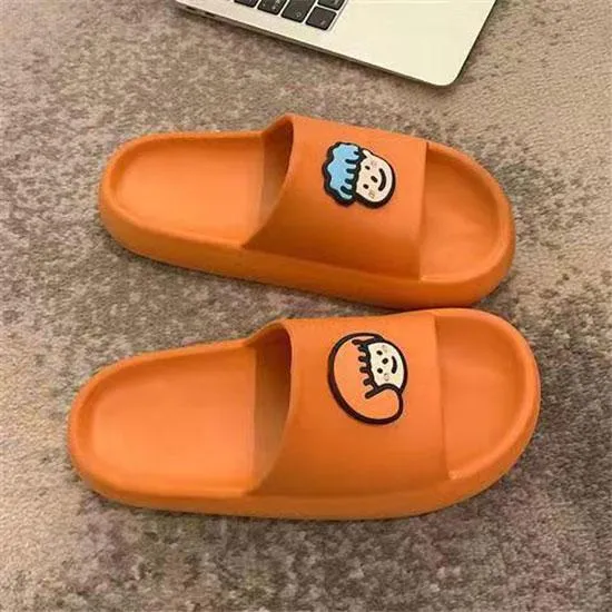 Couple Ins Wear Thick Bottom Slippers Ladies Summer Indoor Household Non-slip Bath Flip-flops Men's and Women's Same Style Sandals and Slippers