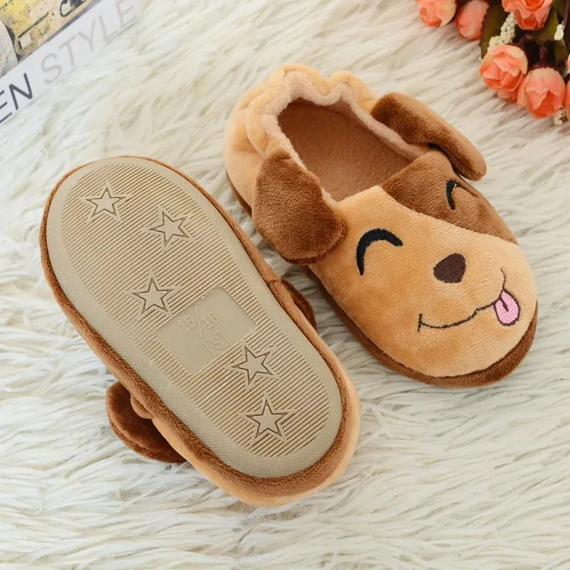 Cozy Cartoon Kids Slippers