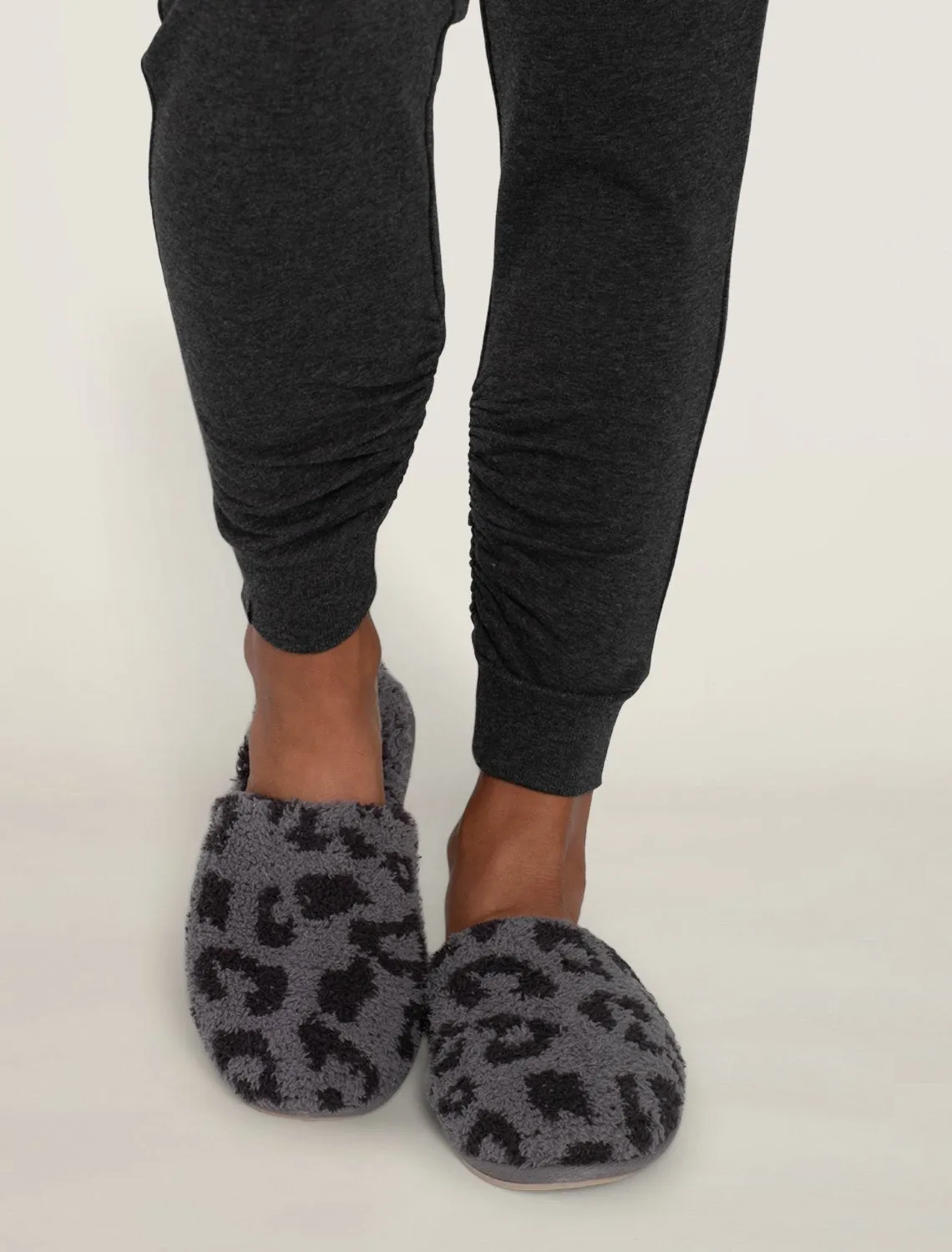 CozyChic Barefoot in the Wild Slippers - Graphite/Carbon