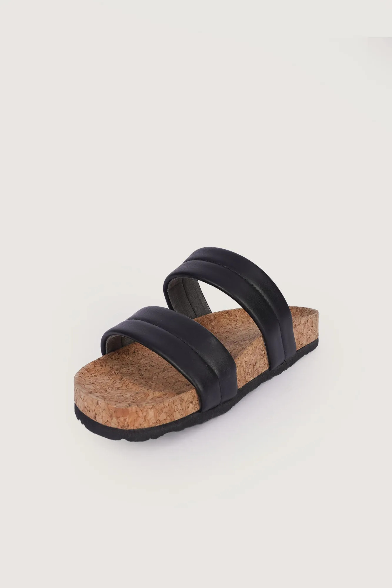 Double Strap Cork Sliders