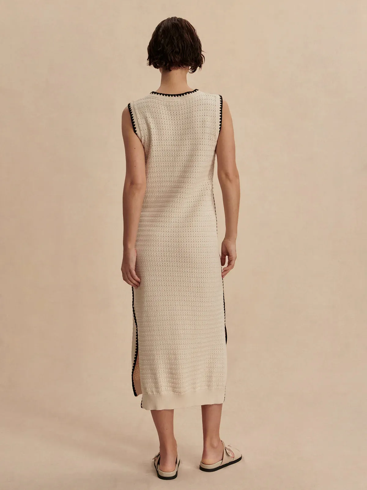 Dwight Tank Knit Midi Dress - Birch