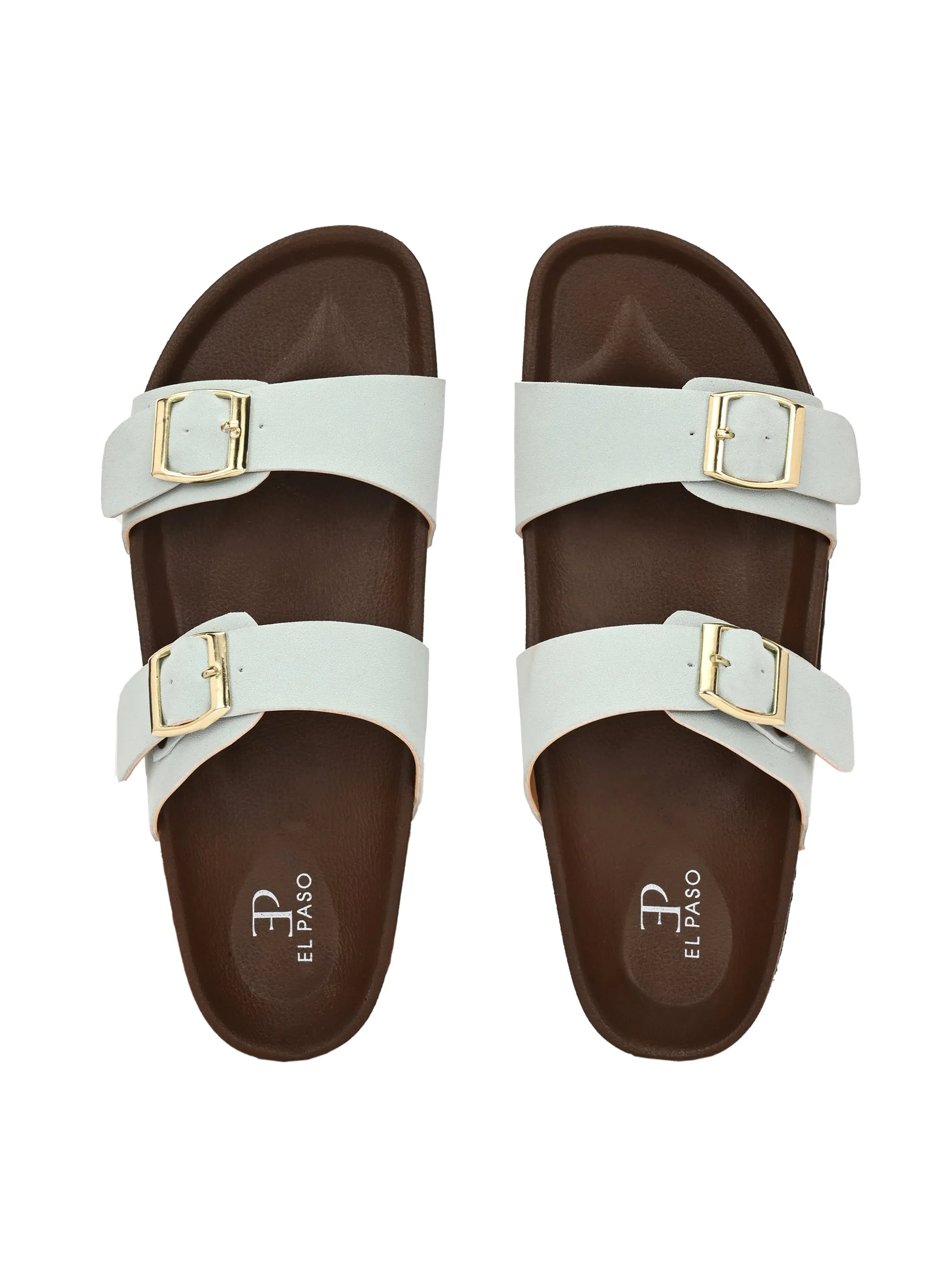 El Paso Women One Toe Flats with Buckles