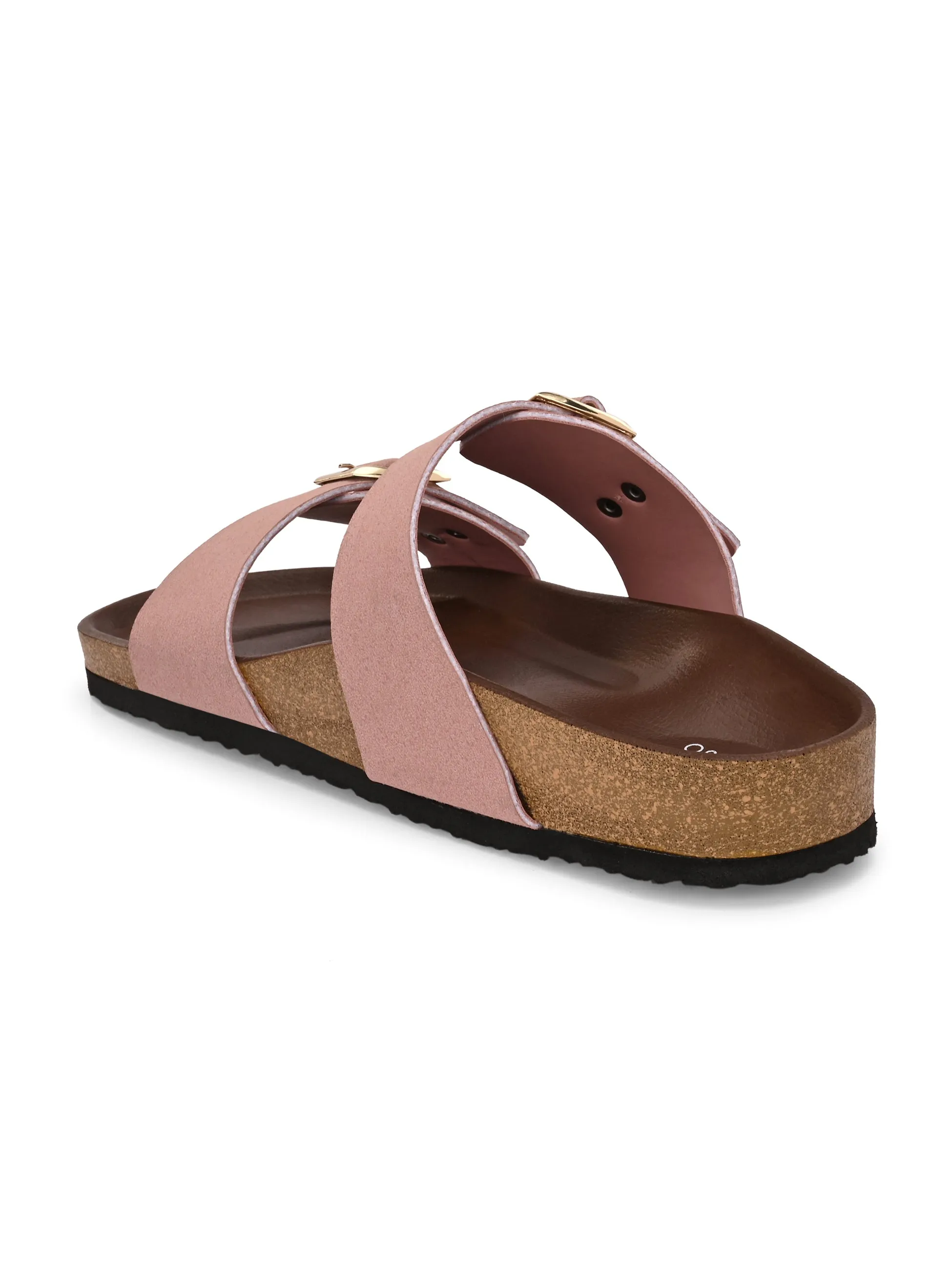 El Paso Women One Toe Flats with Buckles