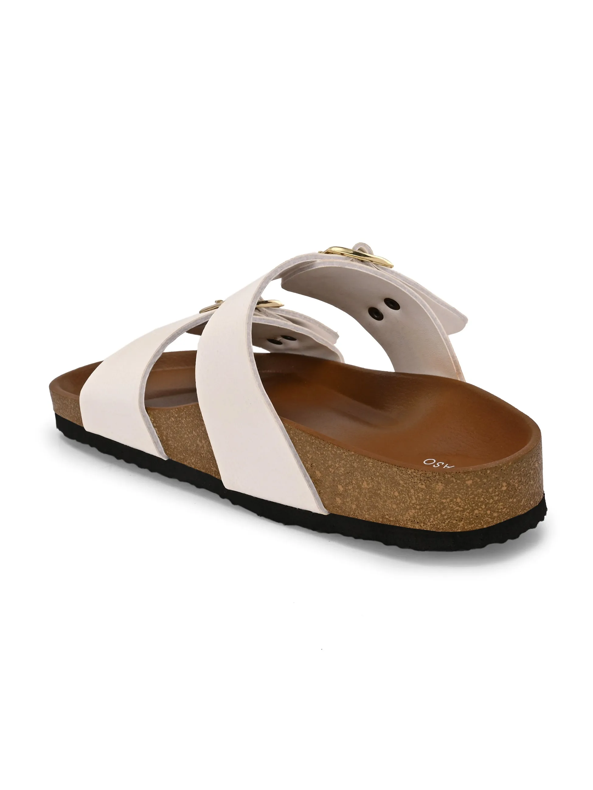 El Paso Women One Toe Flats with Buckles