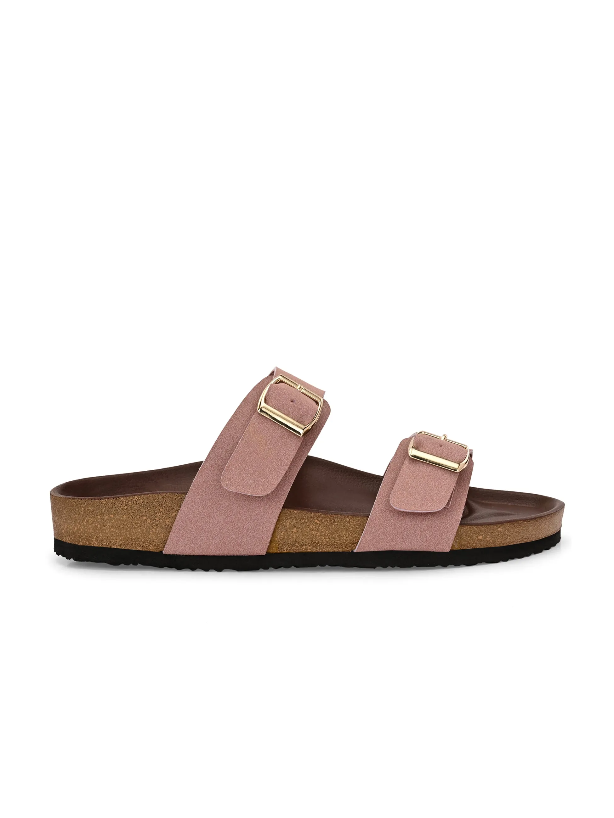 El Paso Women One Toe Flats with Buckles