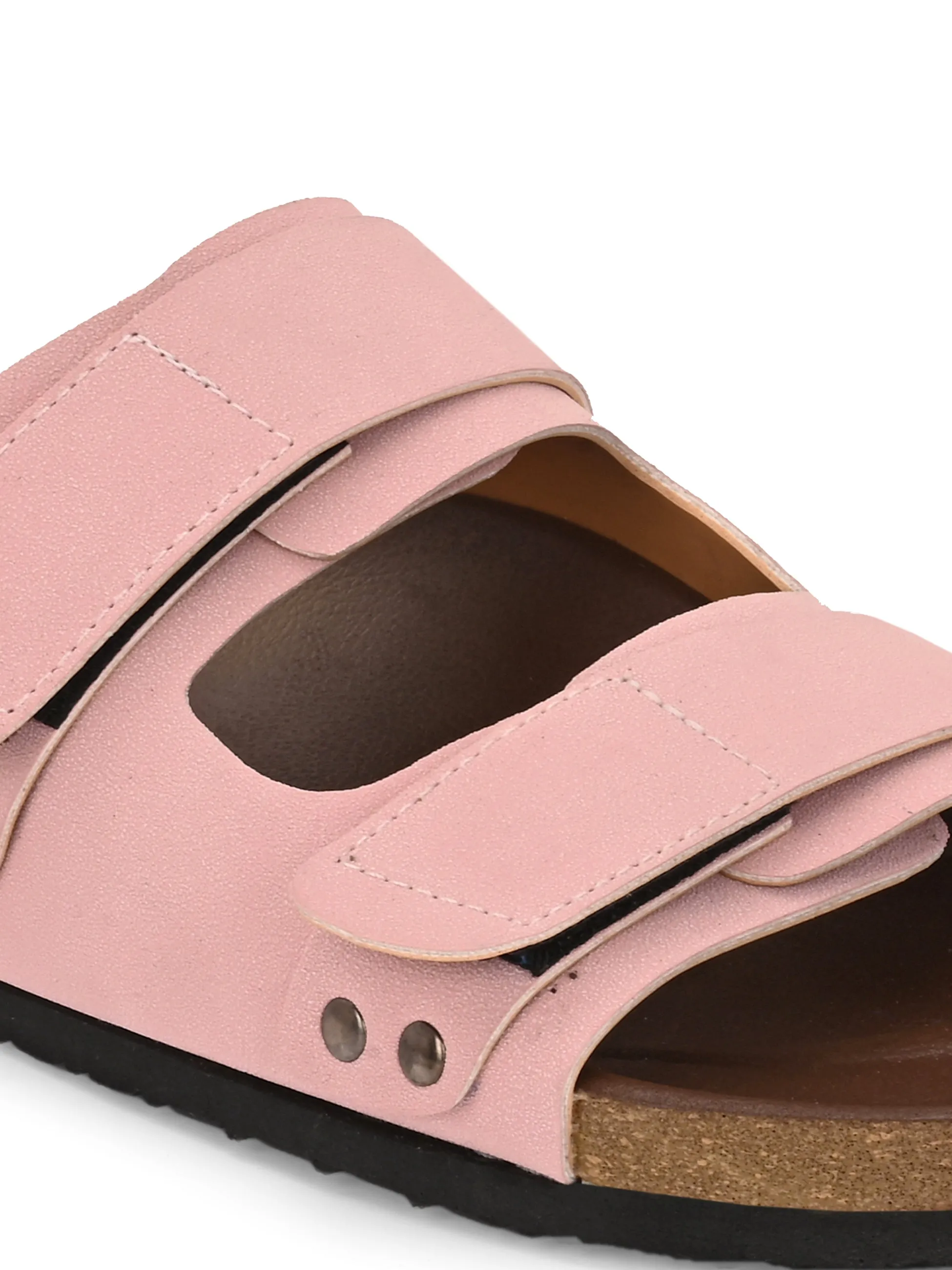 El Paso Women Velcro One Toe Flats