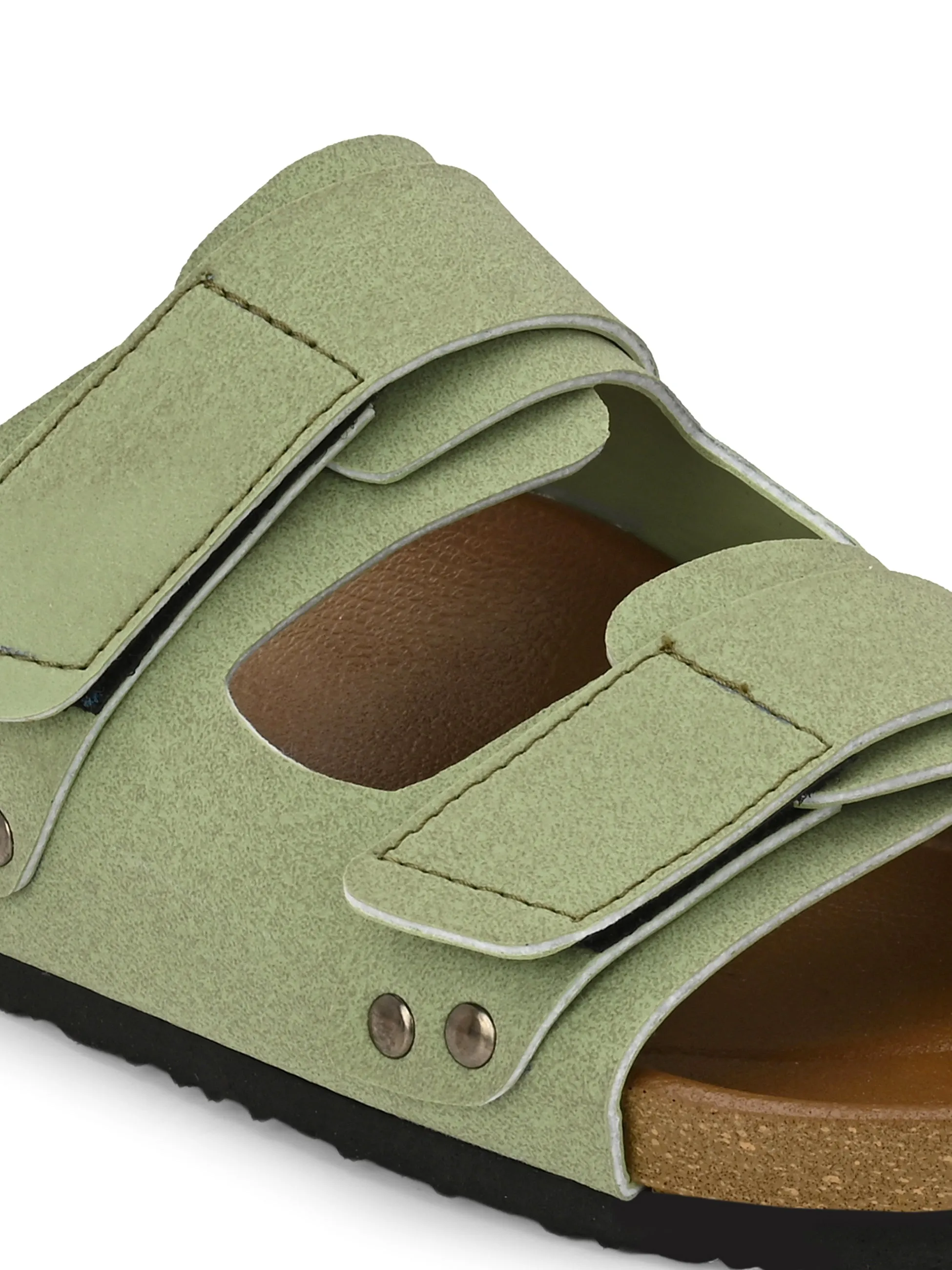 El Paso Women Velcro One Toe Flats