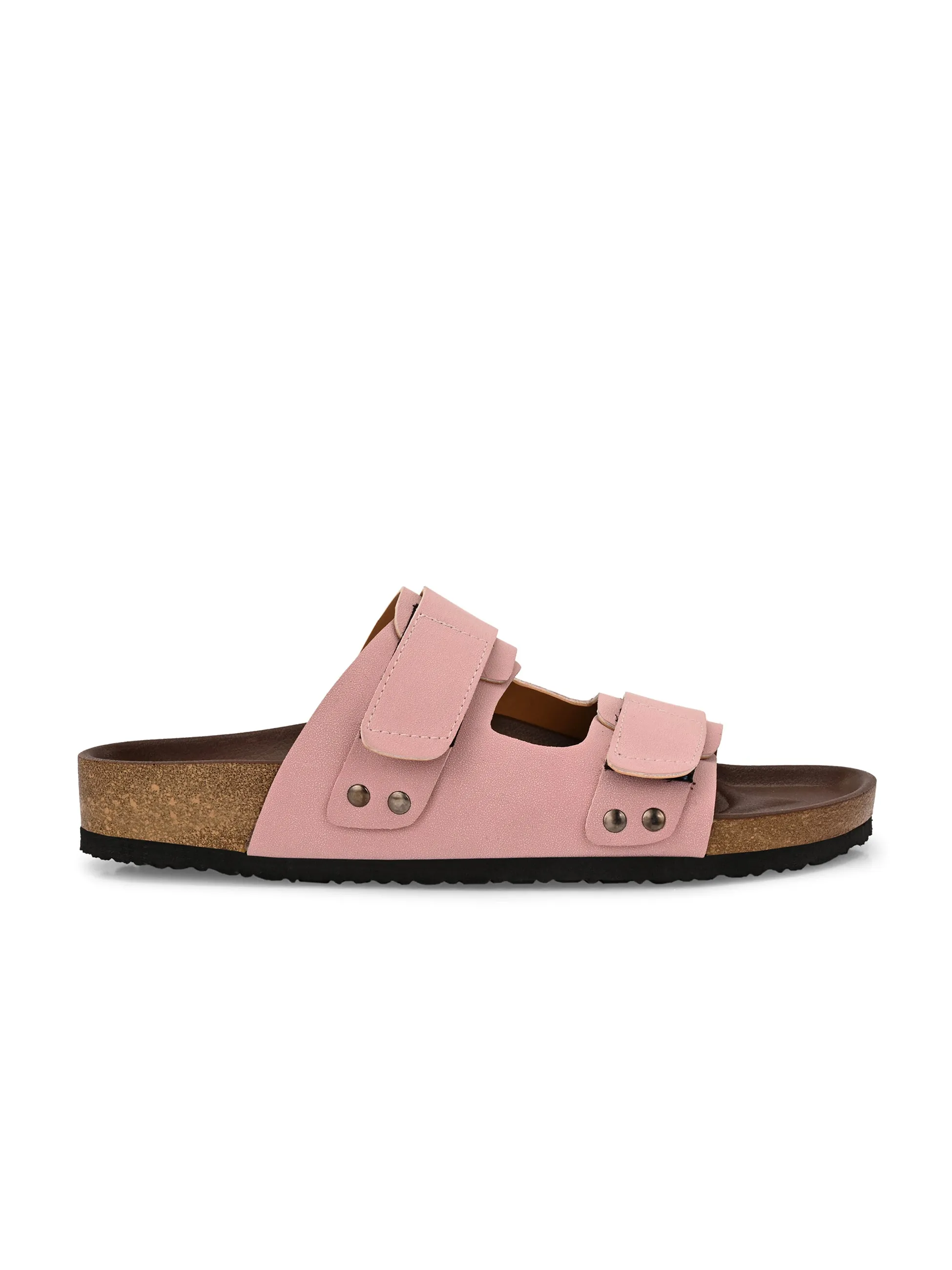 El Paso Women Velcro One Toe Flats