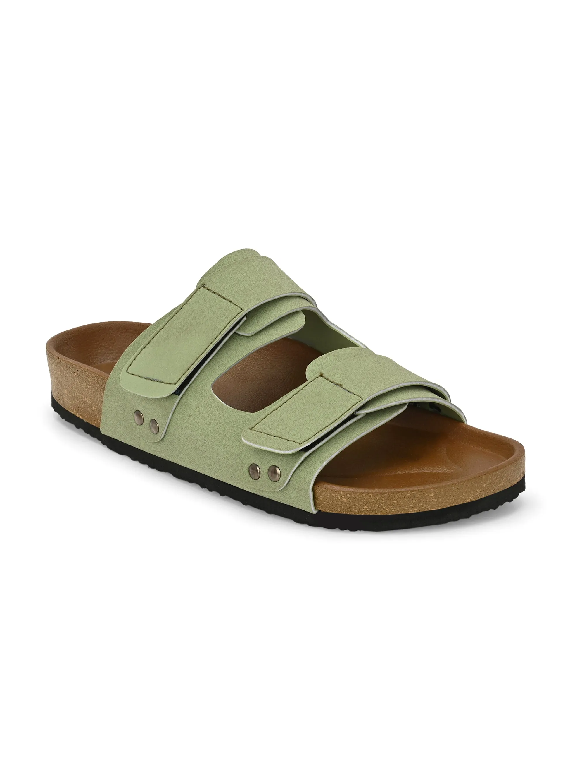 El Paso Women Velcro One Toe Flats