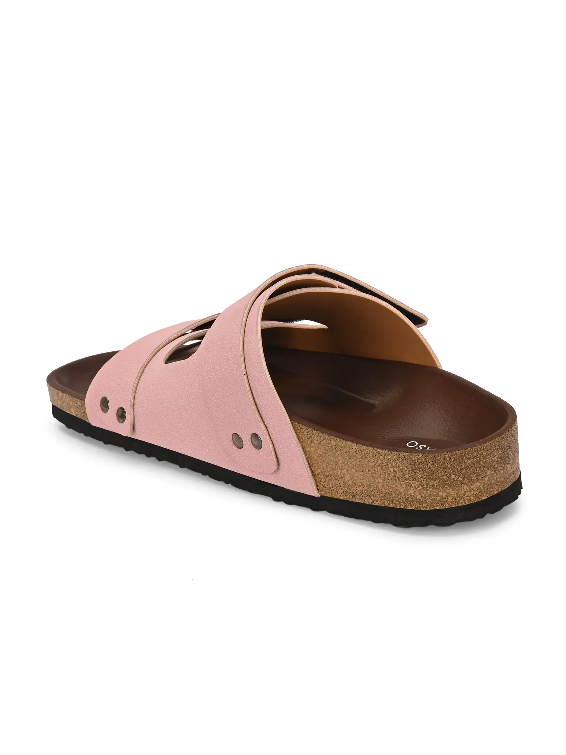 El Paso Women Velcro One Toe Flats
