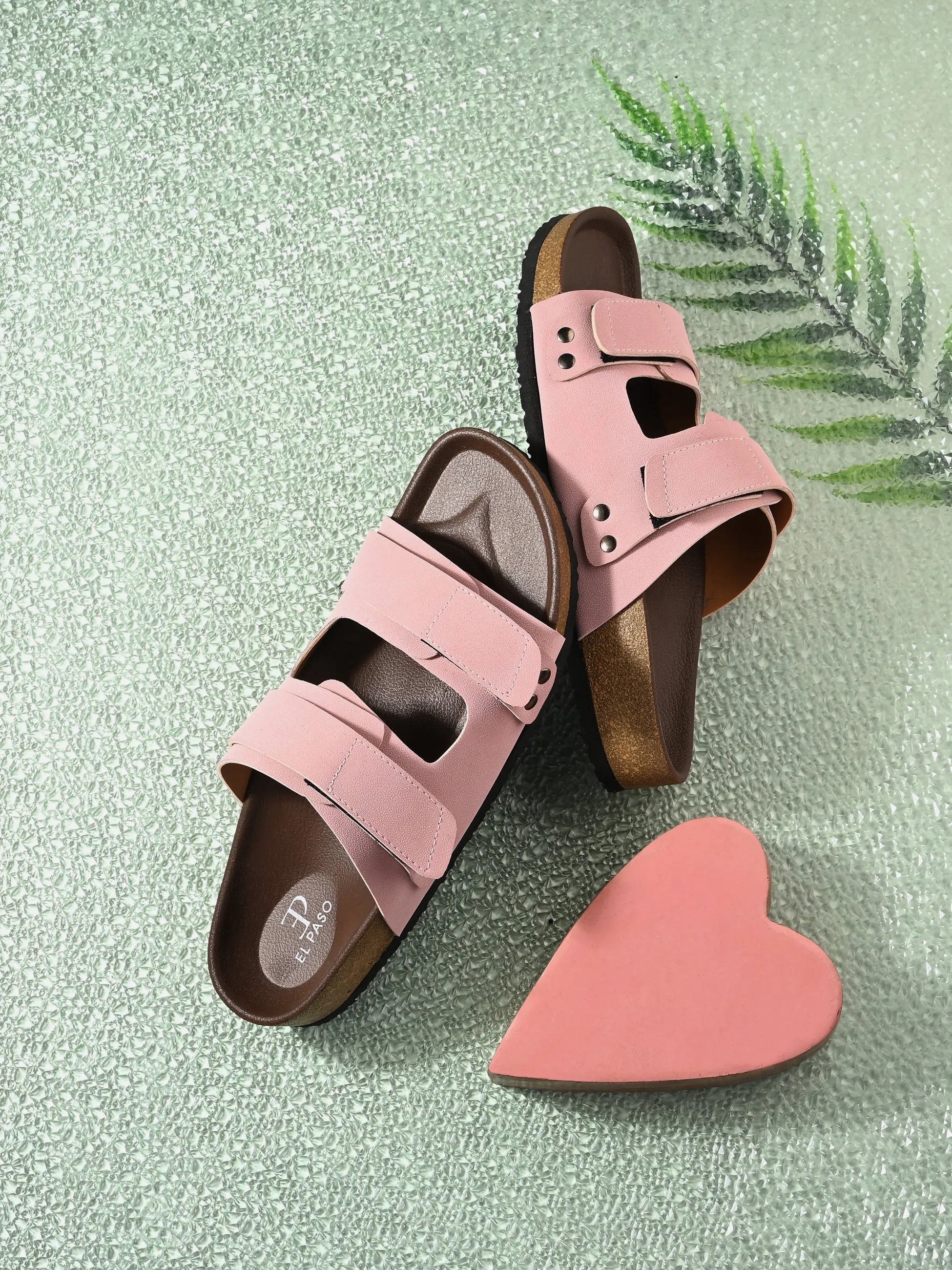 El Paso Women Velcro One Toe Flats