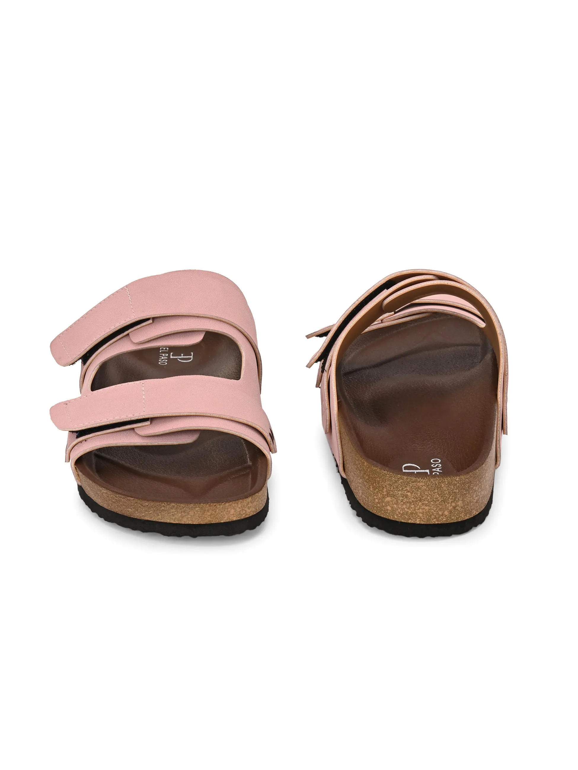 El Paso Women Velcro One Toe Flats