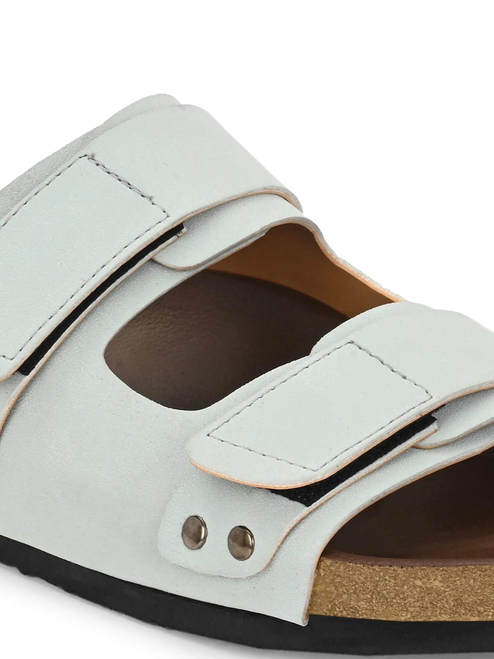 El Paso Women Velcro One Toe Flats