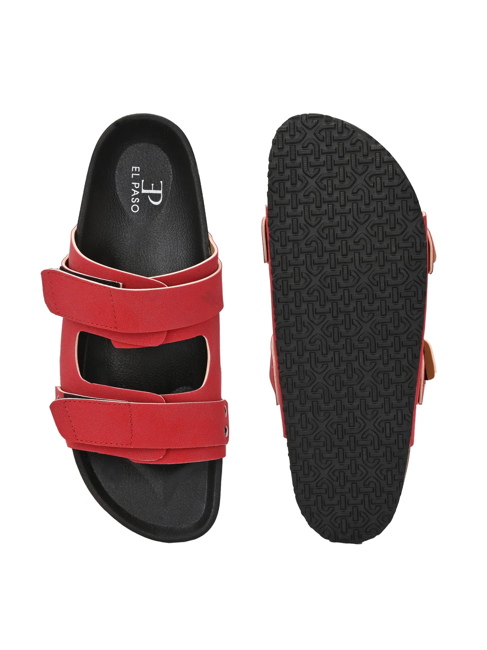 El Paso Women Velcro One Toe Flats