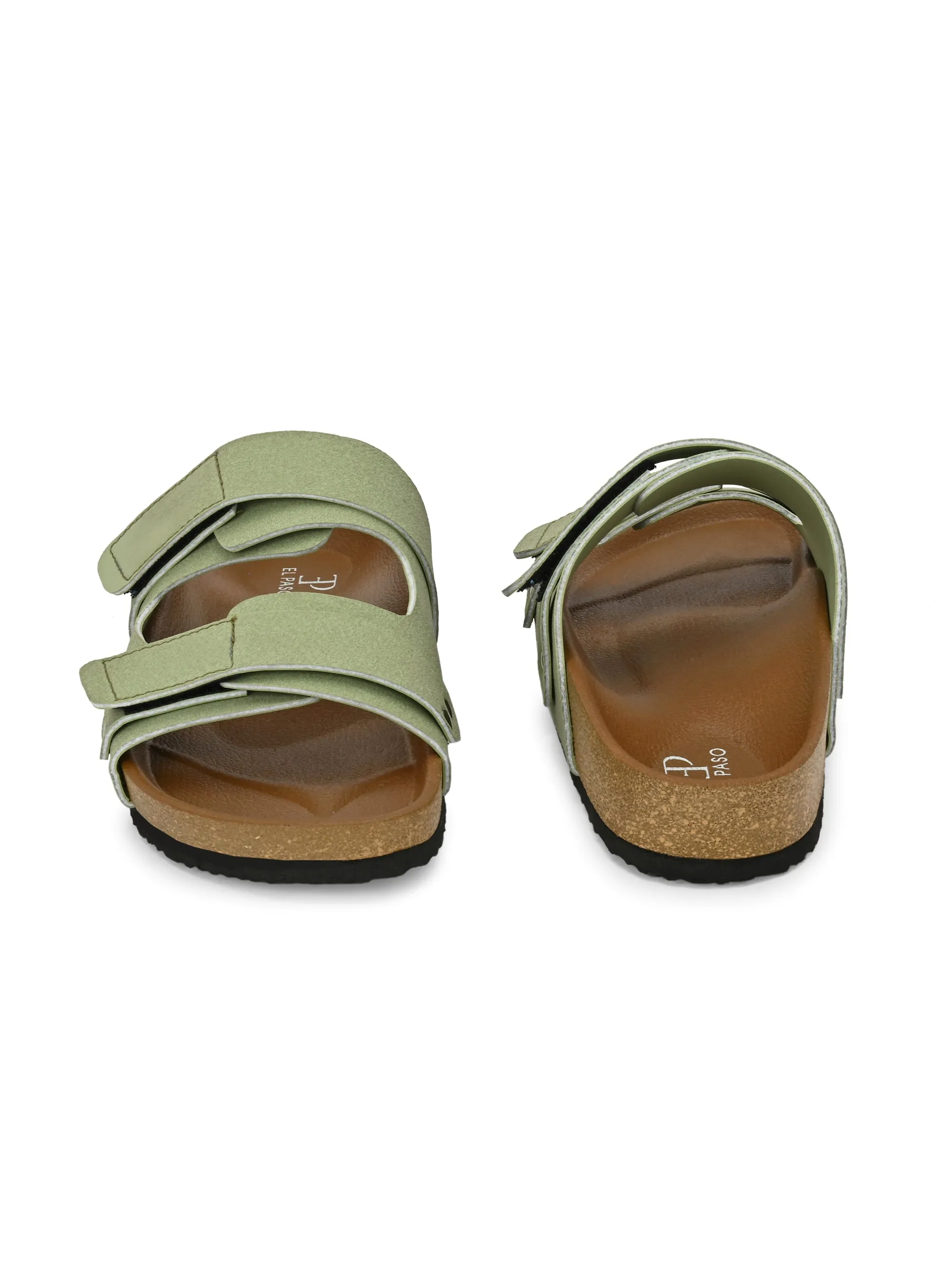 El Paso Women Velcro One Toe Flats