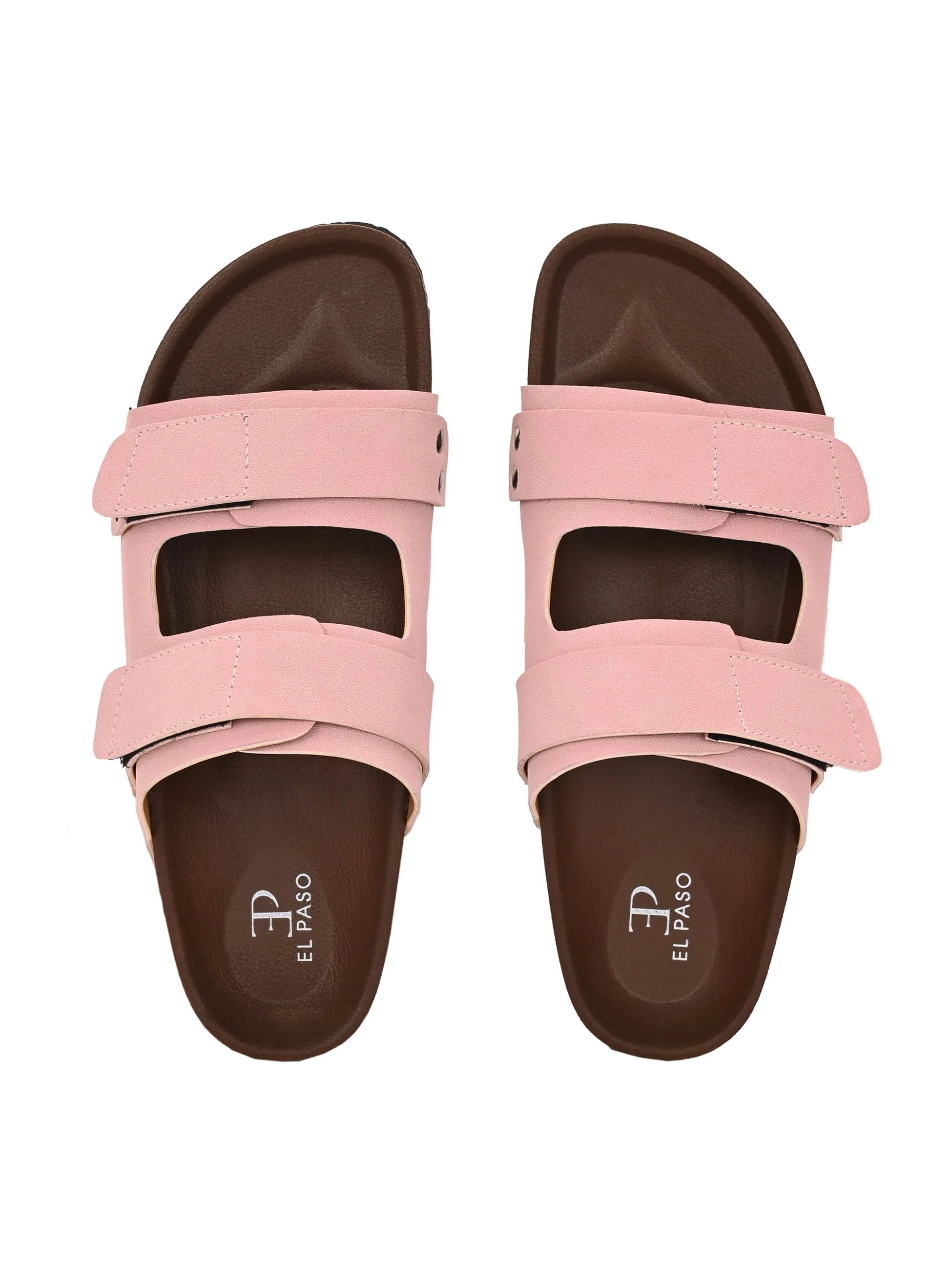 El Paso Women Velcro One Toe Flats