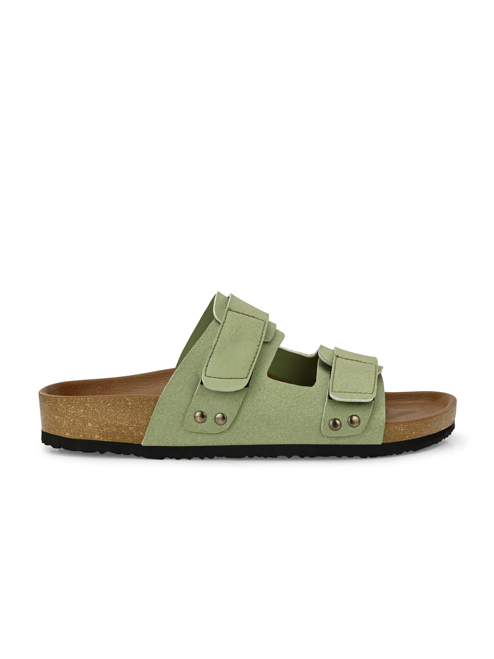 El Paso Women Velcro One Toe Flats