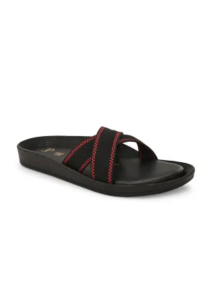 El Paso Women Woven Design Slip-On Open Toe Flats