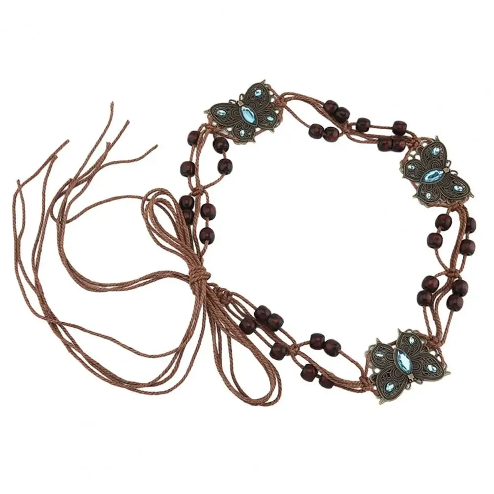 Ethnic Style Belt Women Belt Vintage Bohemian Beads