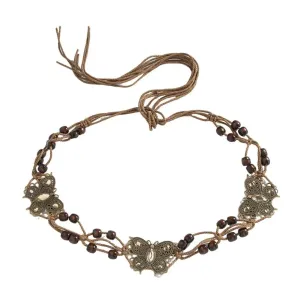 Ethnic Style Belt Women Belt Vintage Bohemian Beads