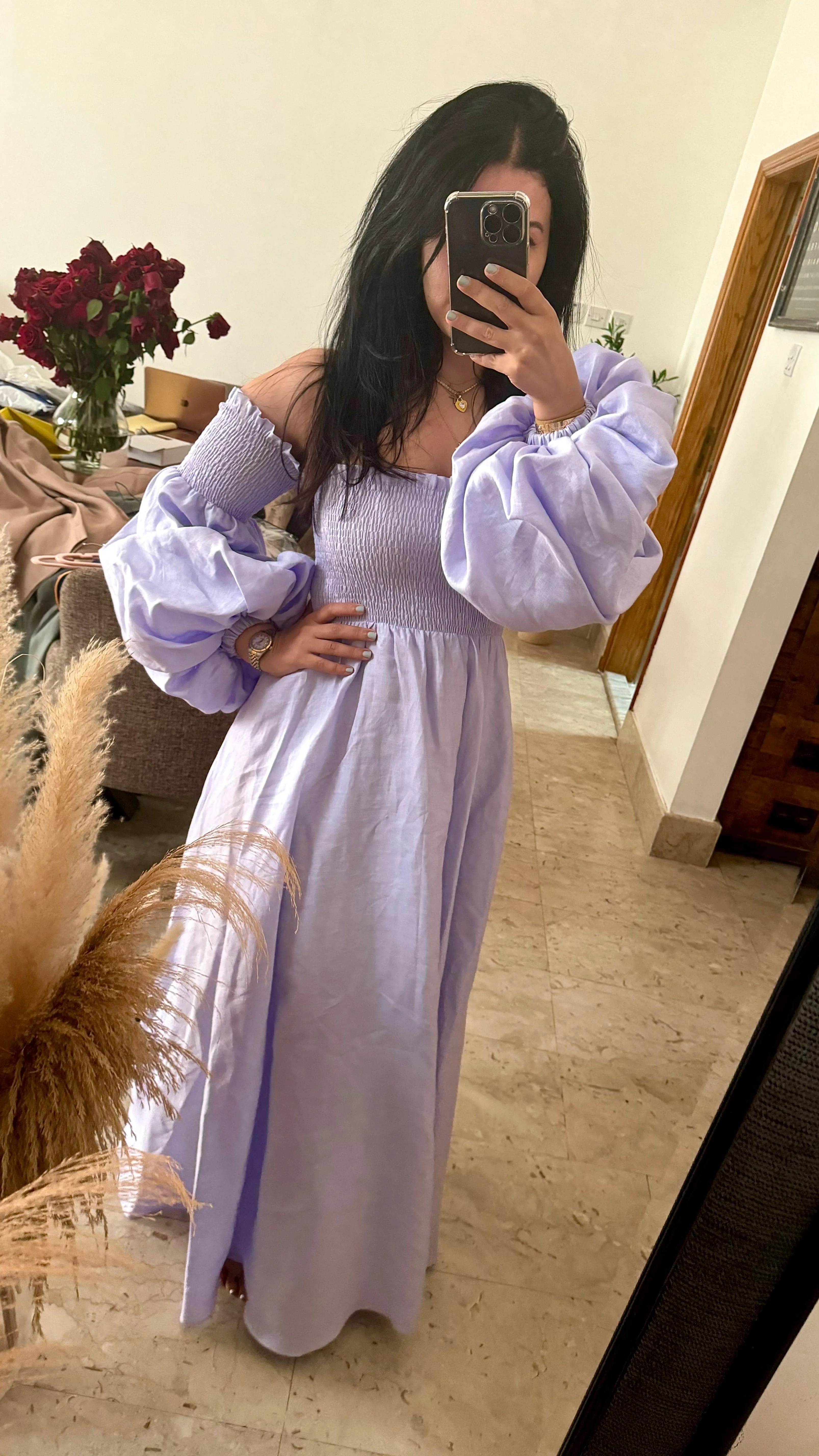 Faye LINEN Maxi Dress