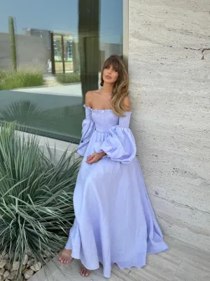 Faye LINEN Maxi Dress