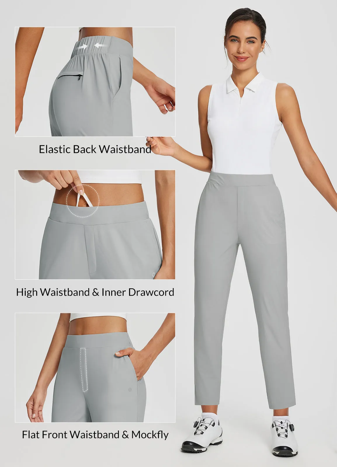 Flyleaf Ankle-length High-rise Pants