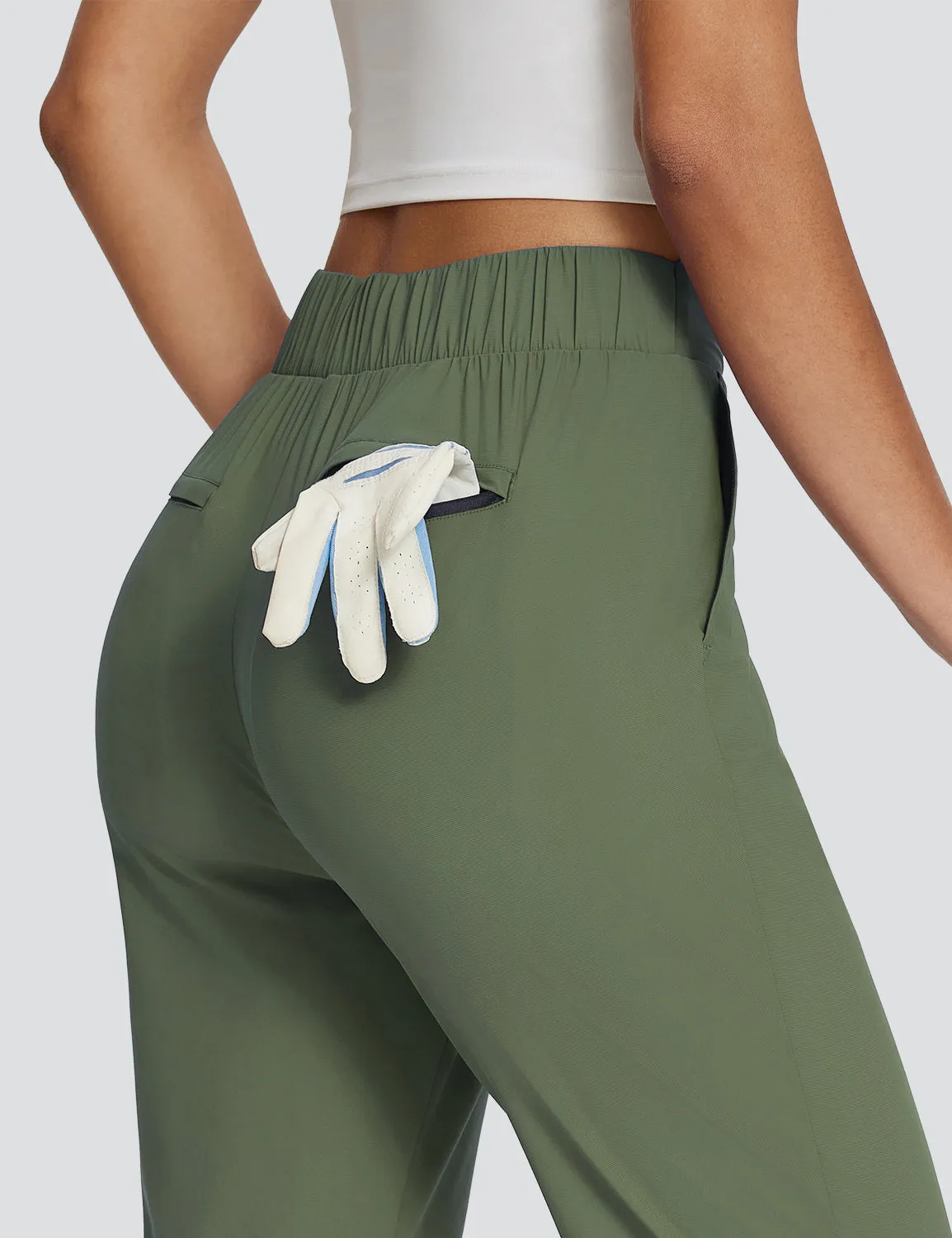 Flyleaf Ankle-length High-rise Pants