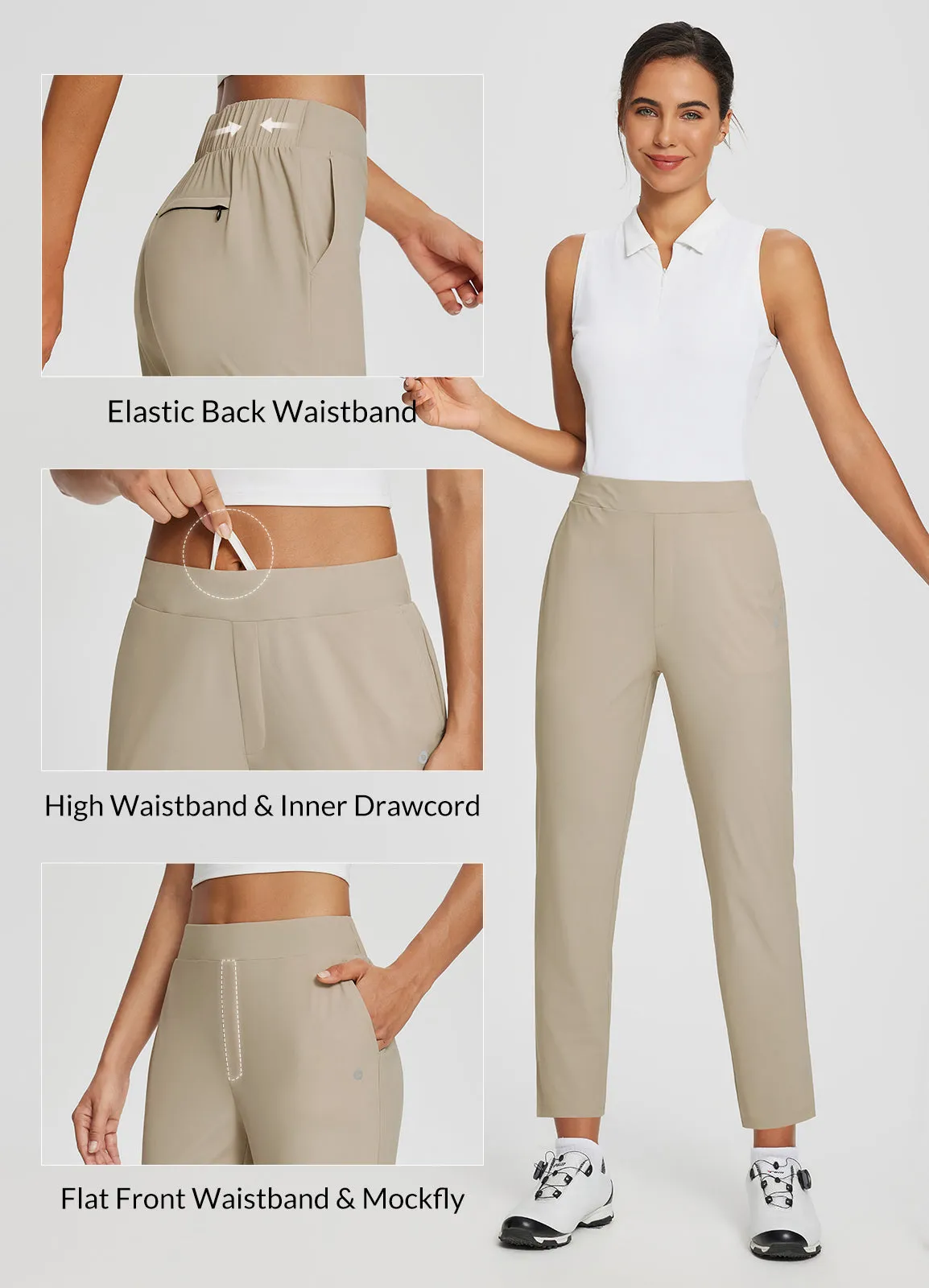 Flyleaf Ankle-length High-rise Pants