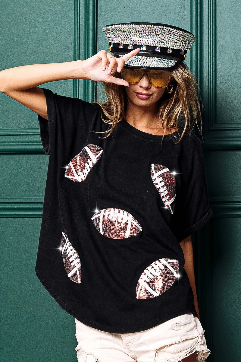 Football Shirt - Black Charcoal