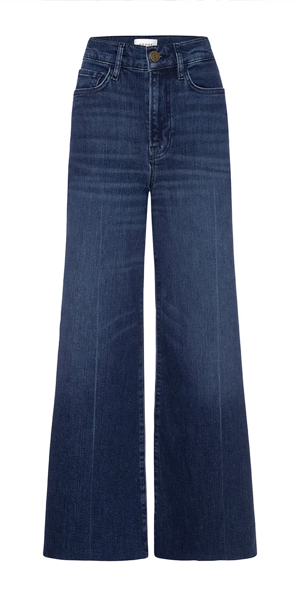 FRAME Le Palazzo Crop Raw Fray