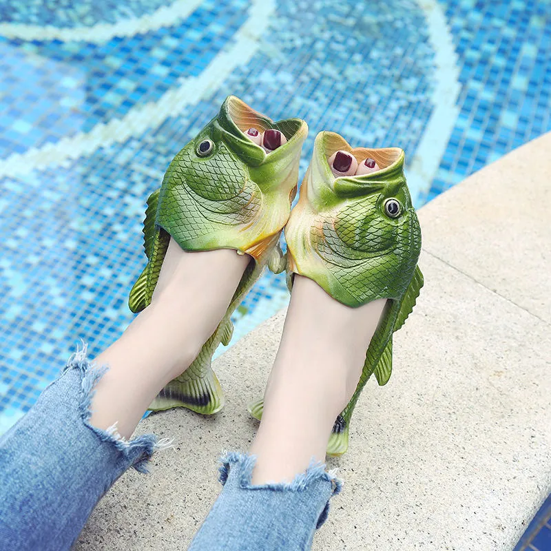 Funny Slippers Family Shoes  Fish Slippers
