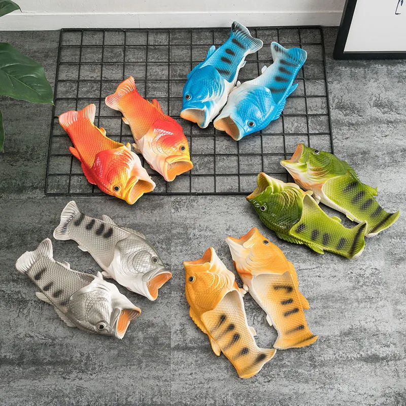Funny Slippers Family Shoes  Fish Slippers