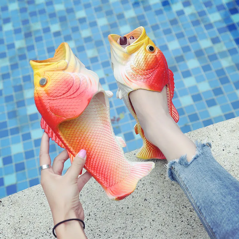 Funny Slippers Family Shoes  Fish Slippers