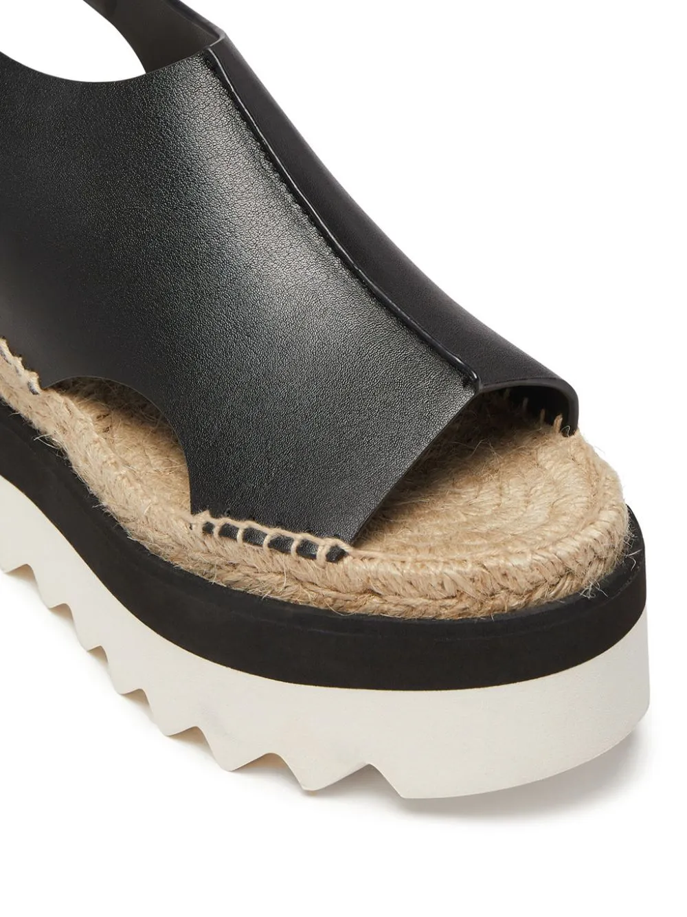 Gaia logo-ribbon platform espadrilles<BR/><BR/><BR/>
