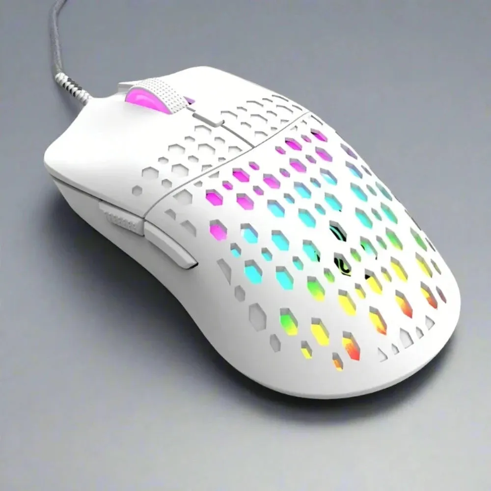 Gaming Colorful Lighting Mouse 6 Keys - Wired