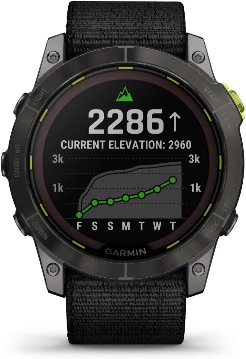 Garmin Enduro 2 Ultra Performance Multi Sports GPS Smartwatch (Titanium - 51mm)