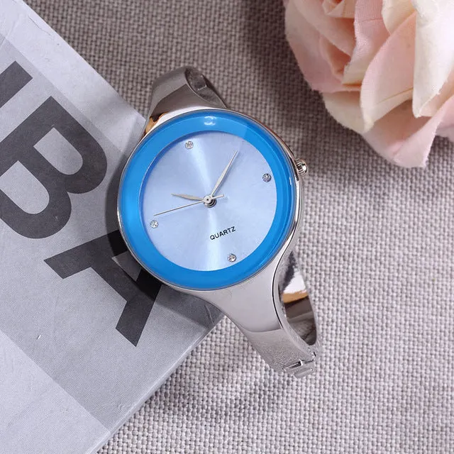 Geekthink New Fashion Relojes mujer  Wristwatch Bracelet Quartz watch