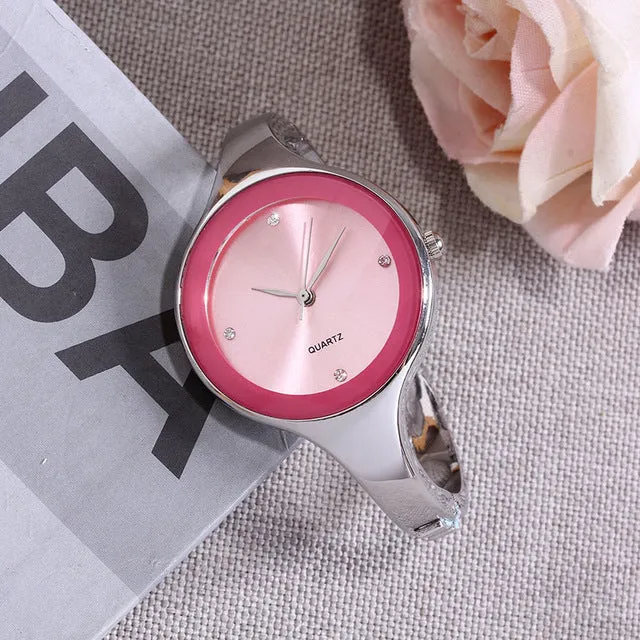 Geekthink New Fashion Relojes mujer  Wristwatch Bracelet Quartz watch