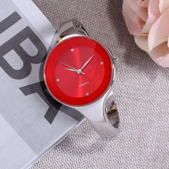Geekthink New Fashion Relojes mujer  Wristwatch Bracelet Quartz watch