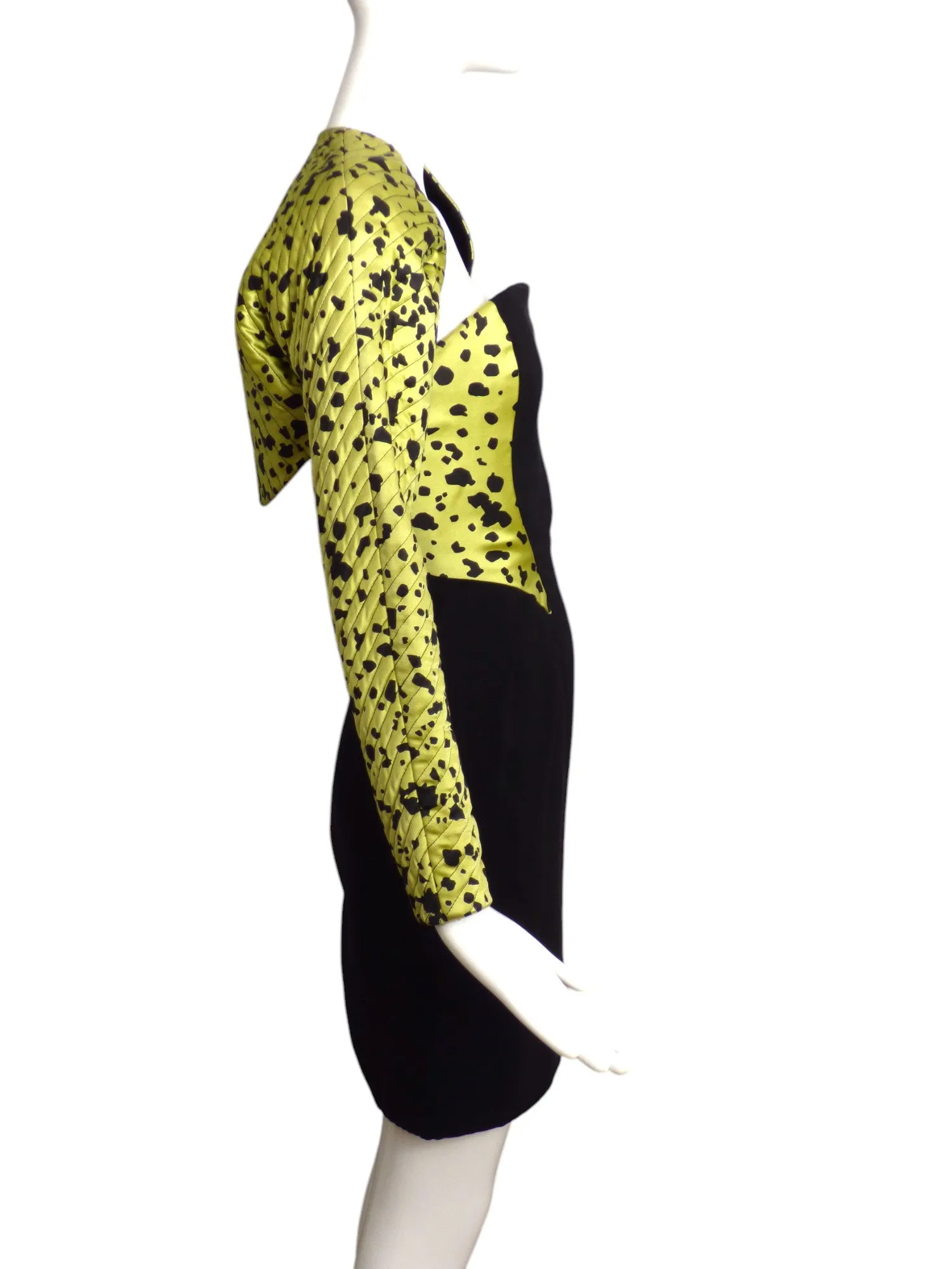 GEOFFREY BEENE- c.1989 2pc Dress & Jacket, Size 6