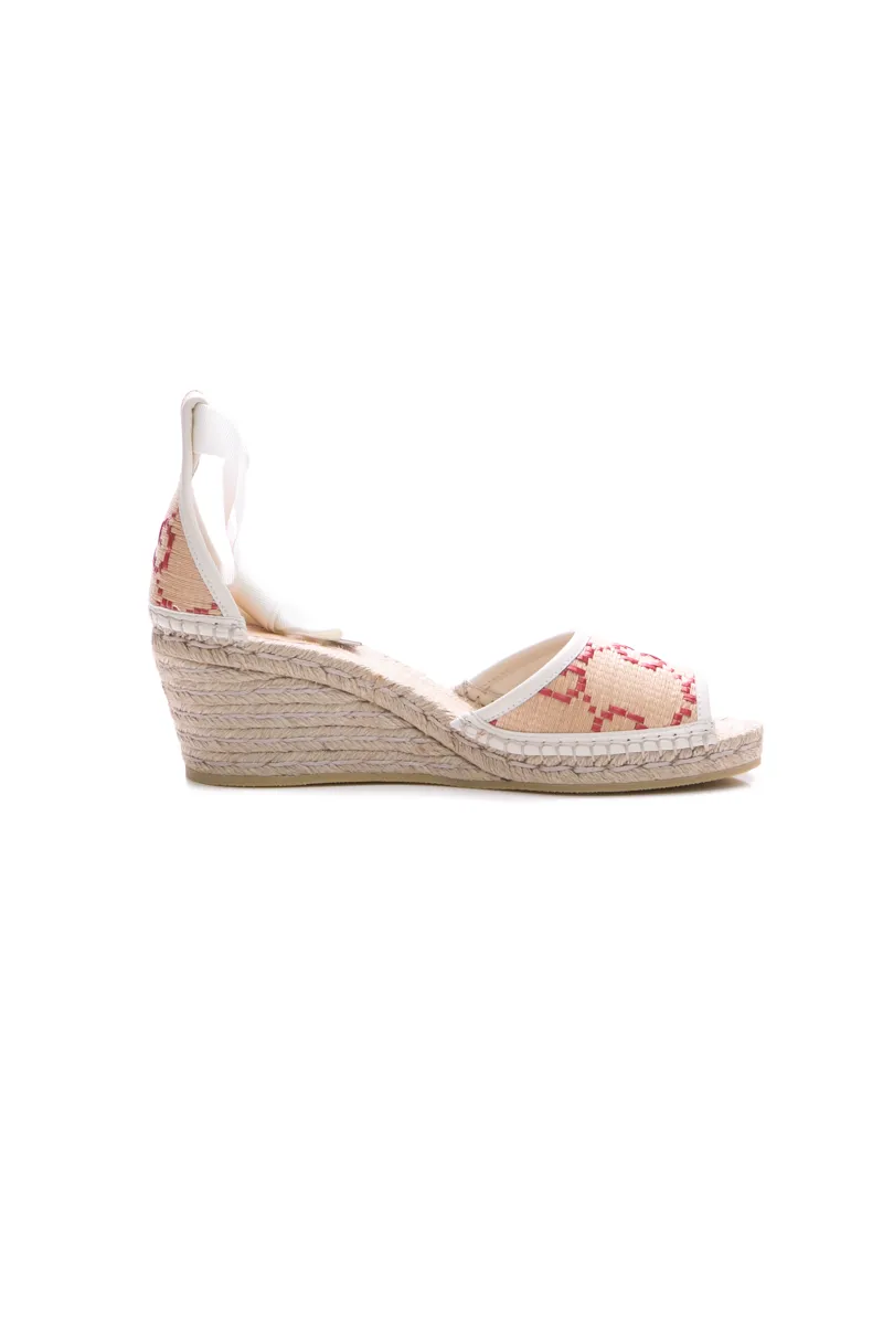 GG Espadrille Wedge Sandals - Size 40