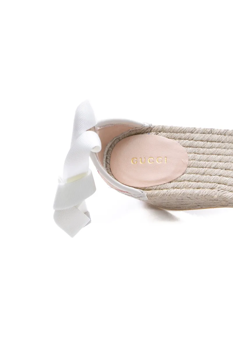 GG Espadrille Wedge Sandals - Size 40