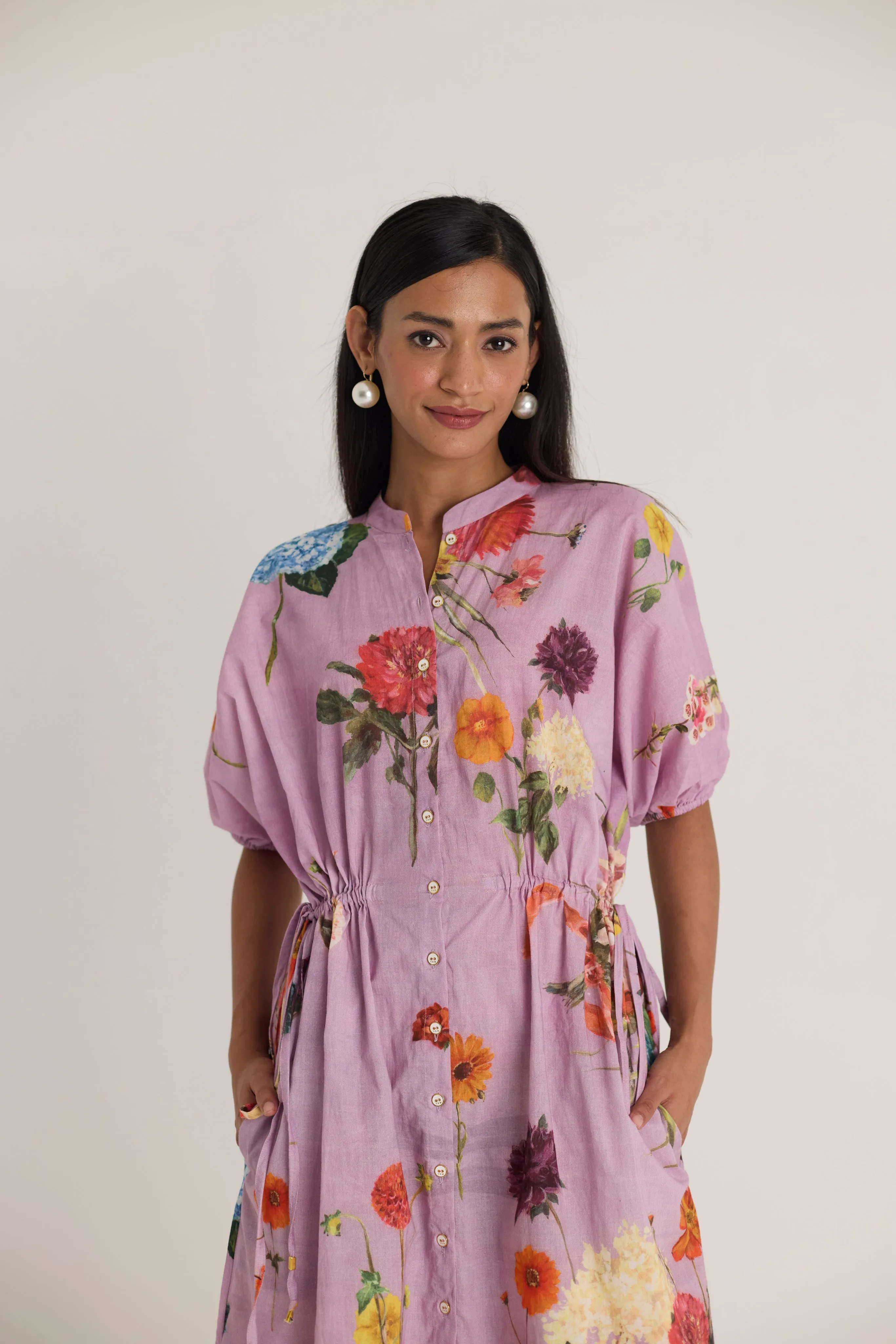 Giggle Berry Side Tie Up Dress