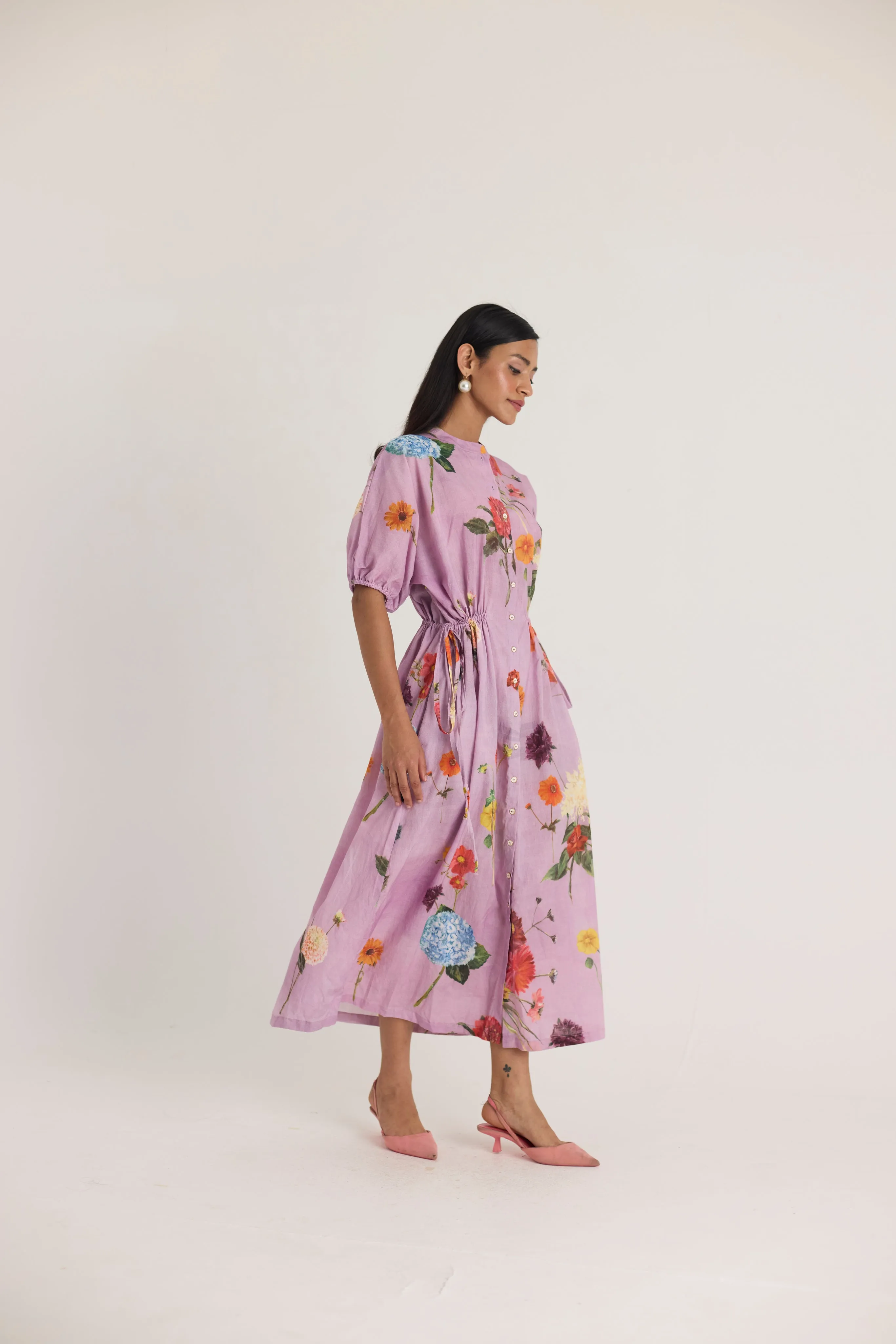 Giggle Berry Side Tie Up Dress