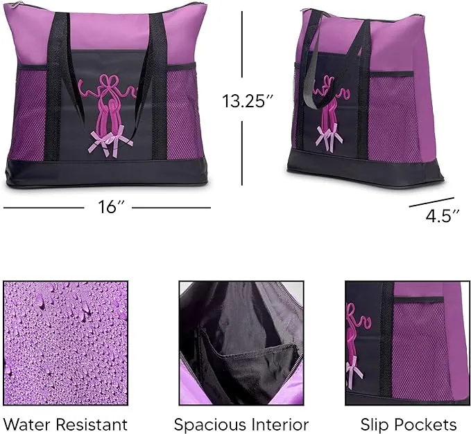 Girls Dance Large Tote Bag