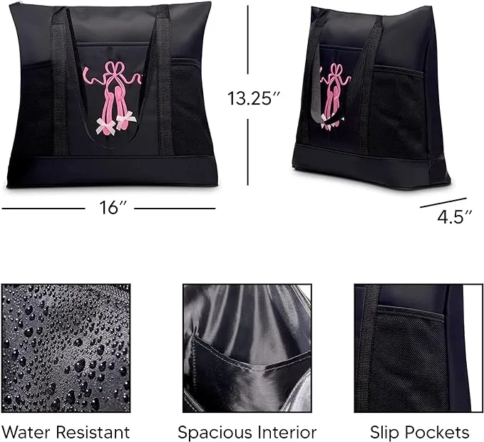 Girls Dance Large Tote Bag