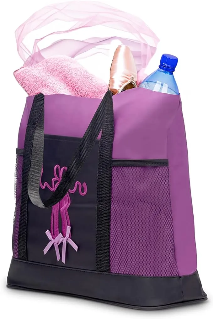 Girls Dance Large Tote Bag