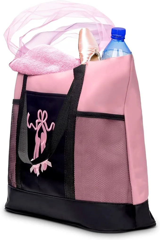 Girls Dance Large Tote Bag
