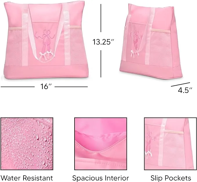 Girls Dance Large Tote Bag